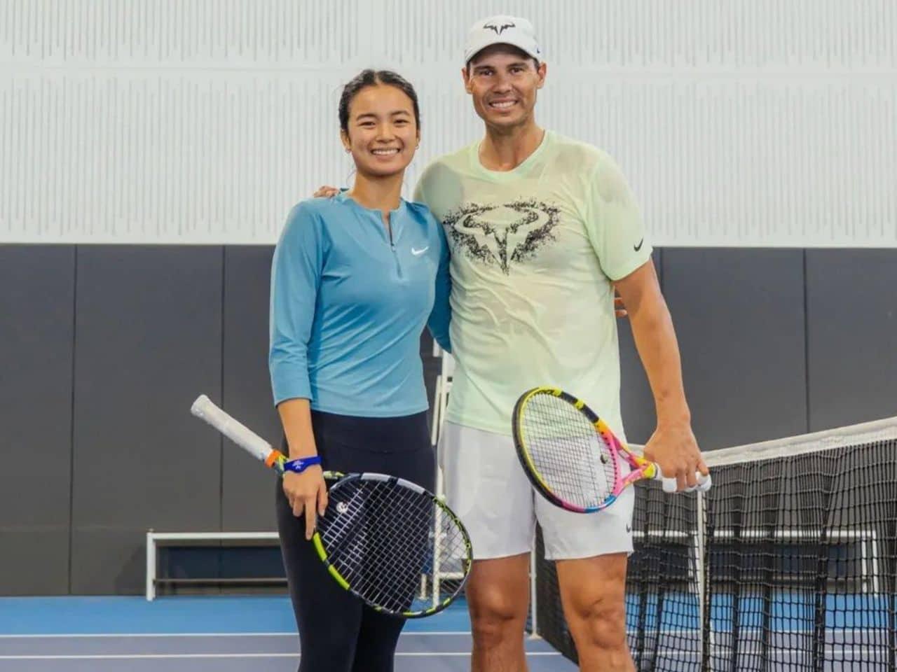 Nadal ki wapas aayi racket, Eala ke saath court mein dhamaka!