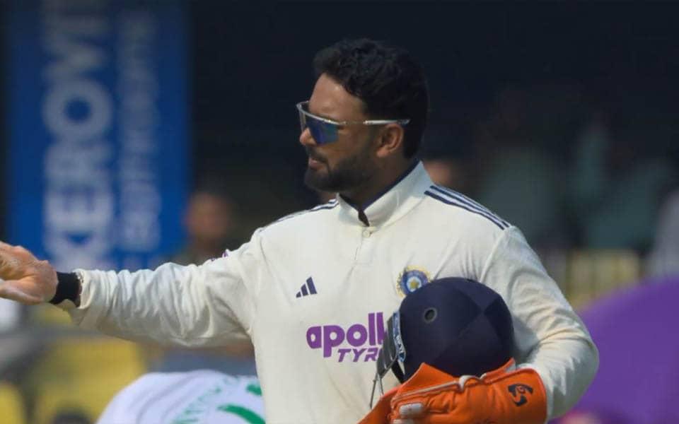 Joey says: Pant's body language is a total Guwahati mystery