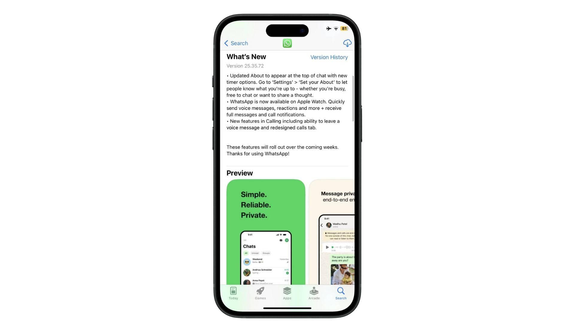 WhatsApp ka naya About: Custom status aur timer ka jadoo