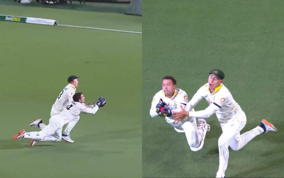Carey ki superhero dive: Labuschagne se takkar, catch pakda