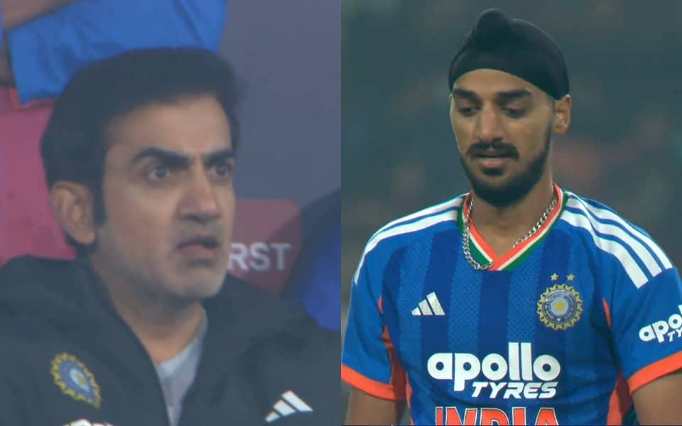 [WATCH] IND vs SA 2025: Arshdeep Singh’s 7-wide horror over sparks furious reaction from Gautam Gambhir