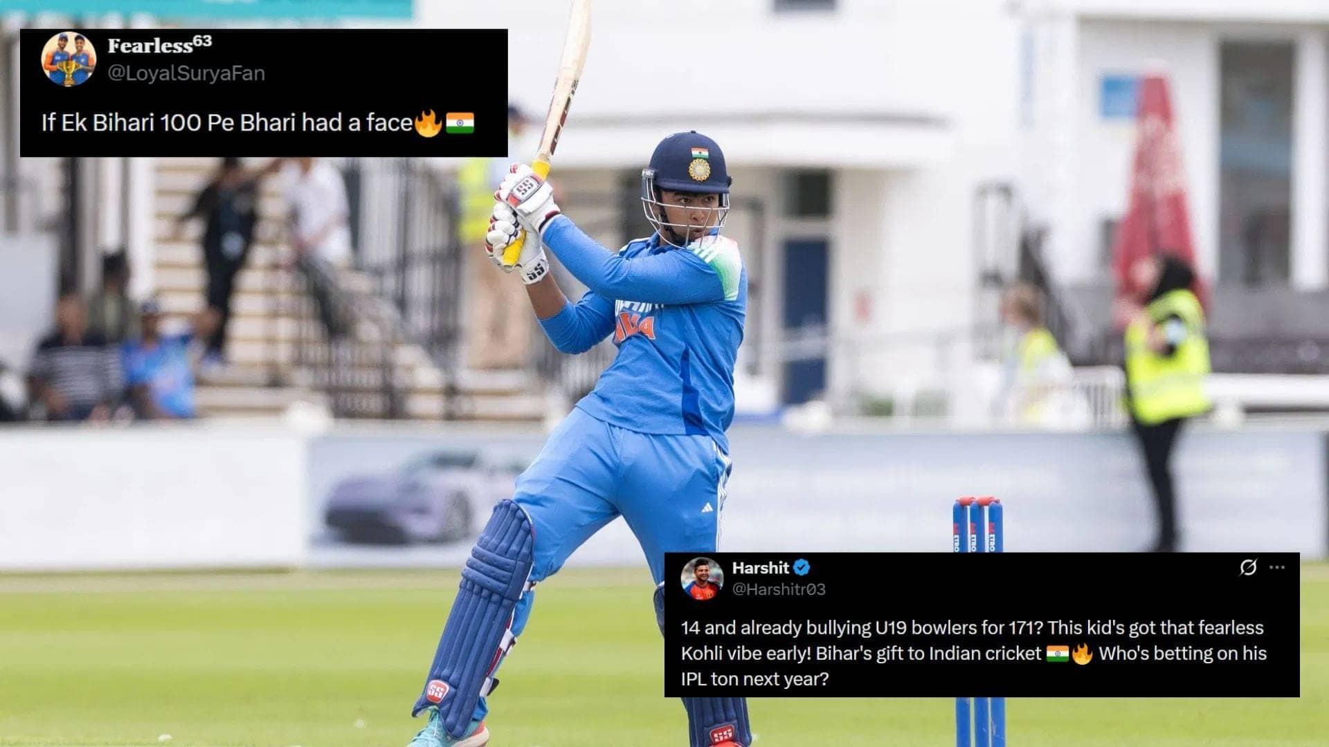 Draft him ASAP: Vaibhav Suryavanshi's 171 is pure fire