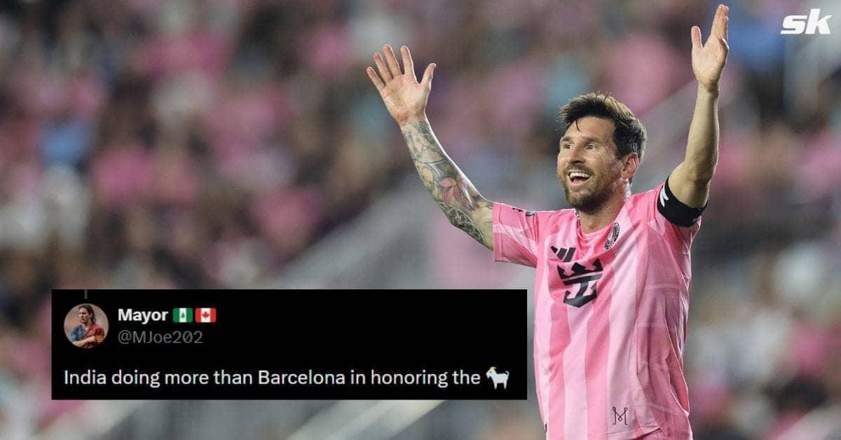 Kolkata's 70-foot Messi statue: India shows Barcelona who's boss