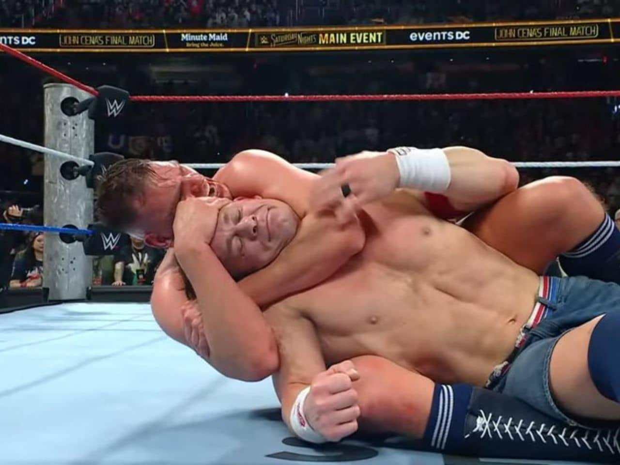 Cena's epic grin: Why he tapped out, believe it!