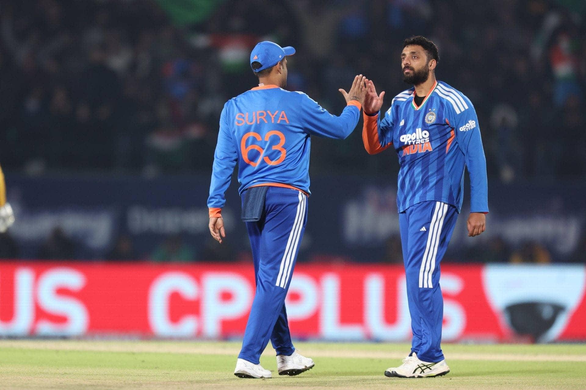 Varun Chakaravarthy's Googly Shocks Jansen in Dharamsala