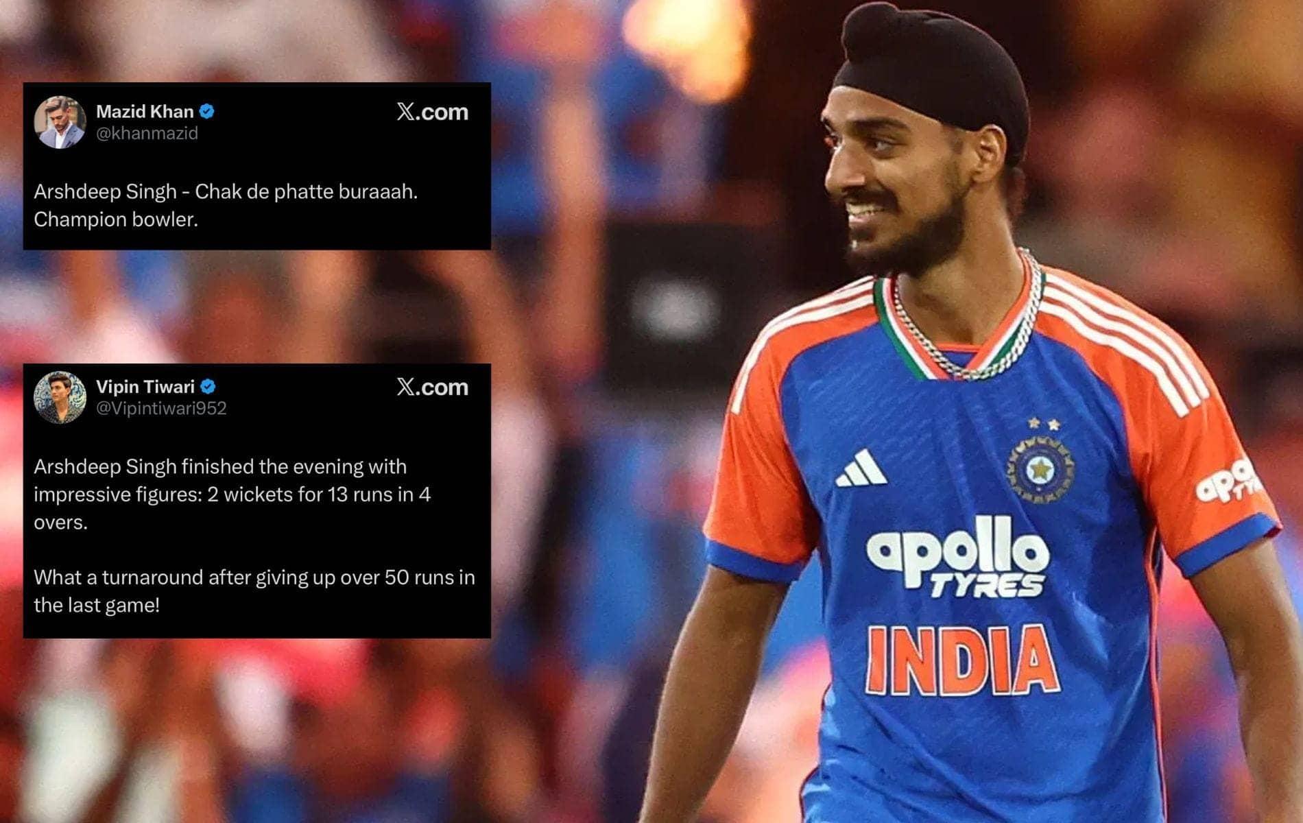 Arshdeep's spell leaves critics speechless in T20I showdown