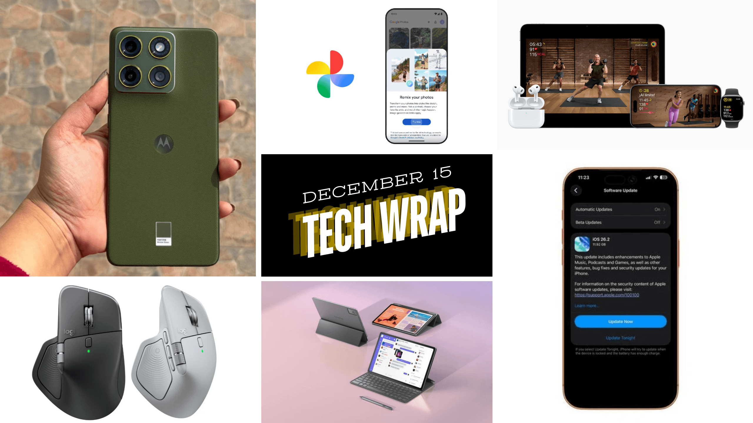 Tech Wrap Dec 15: Motorola Edge 70, Lenovo Idea Tab Plus Fun!