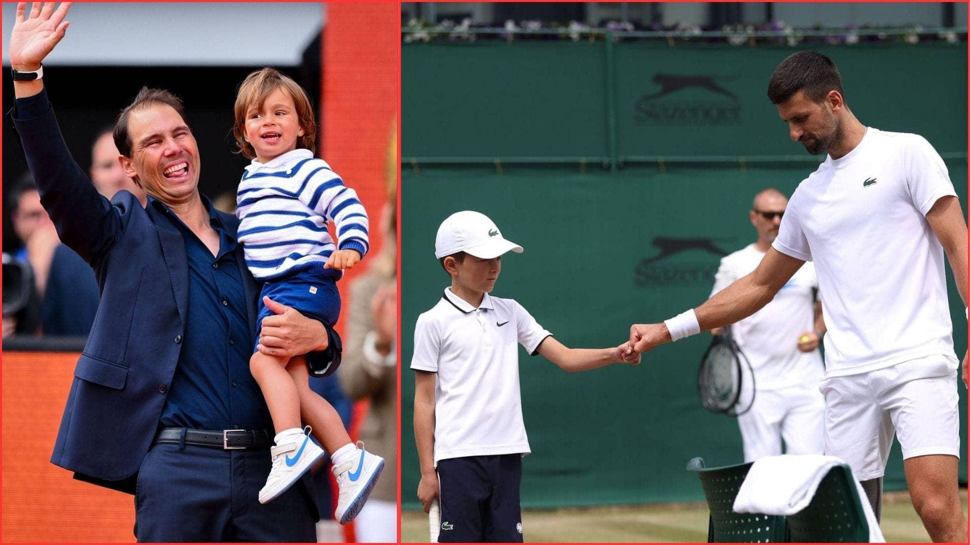 Djokovic and Nadal: Tennis Legends and Proud Dads Together