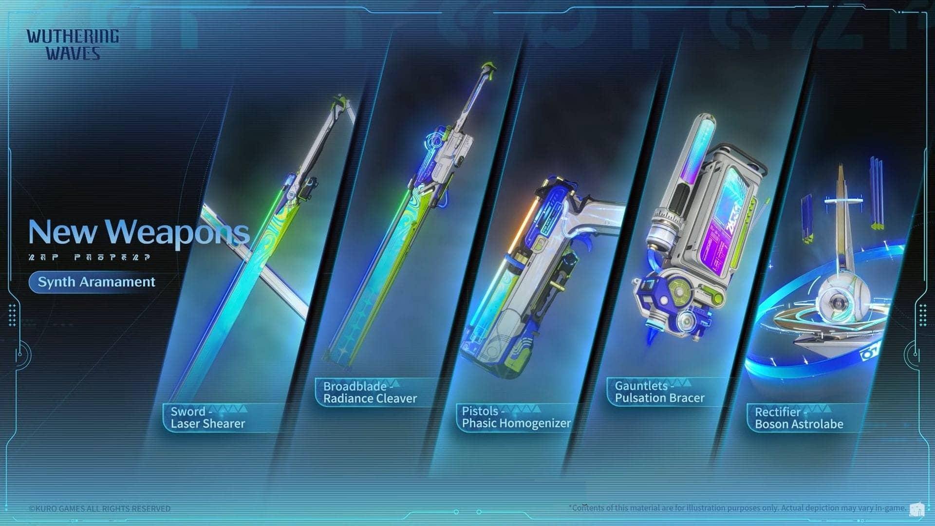 Wuthering Waves 3.0: New 5-Star Weapons on the Block