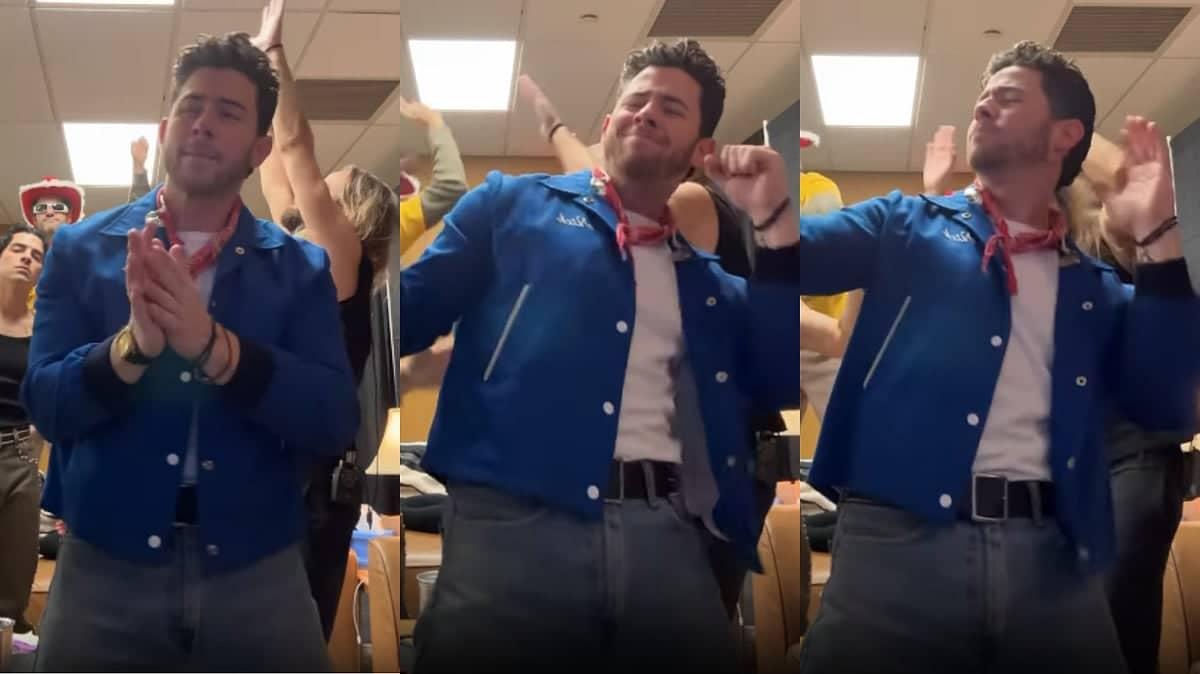 Nick Jonas Dances to Ranveer's Shararat with His Bros - VIDEO