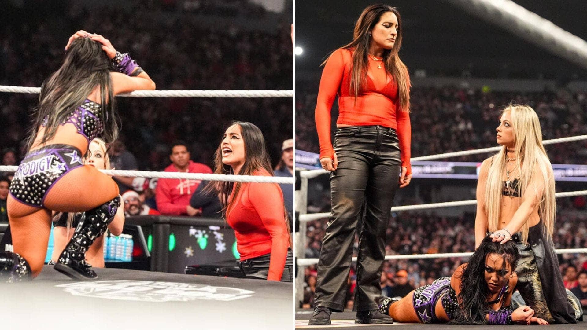 Roxanne Perez ne Raquel Rodriguez ki wajah se match khoya!