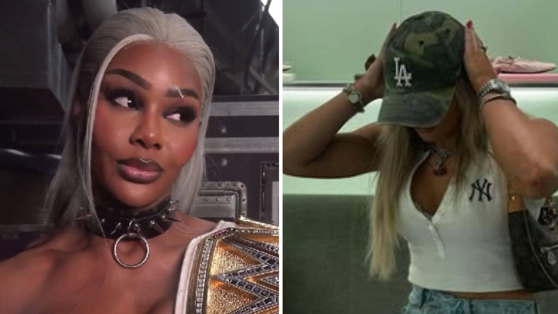 Jade Cargill: Tiffany Stratton is totally outta here, folks!