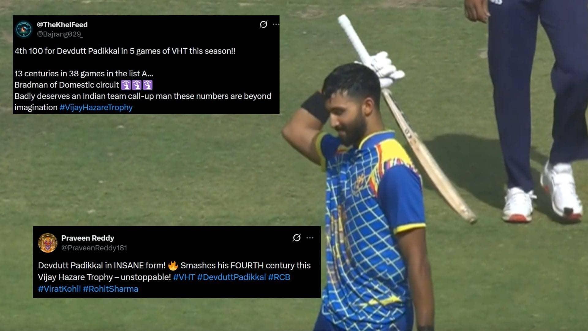 Devdutt Padikkal's 4th Century Got Fans Sayin' Wow!