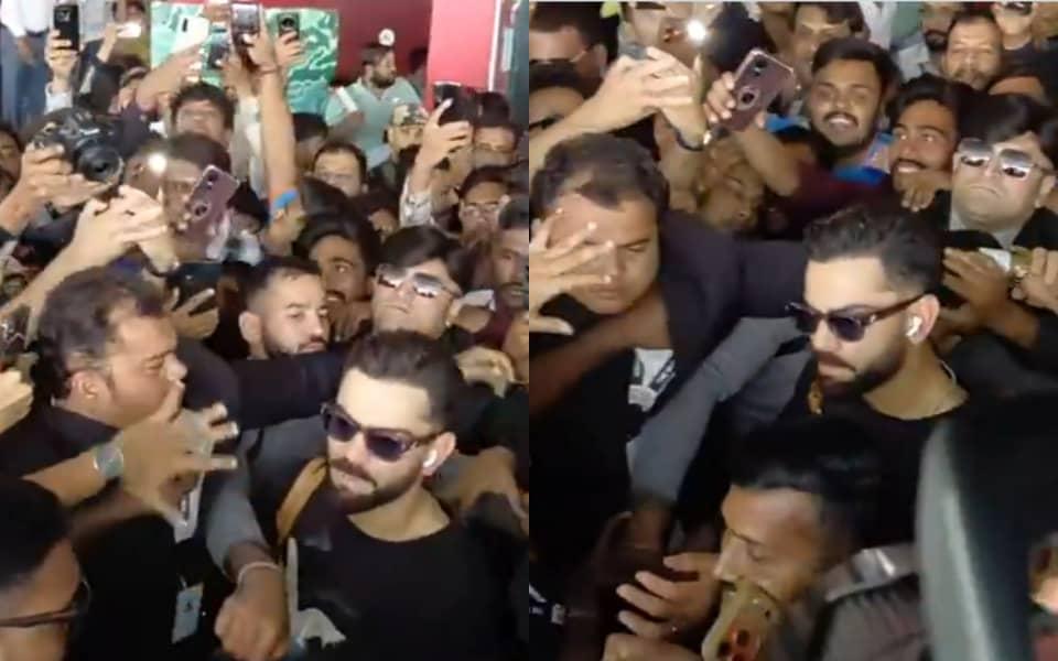 Kohli Lands in Vadodara: Fans Go Crazy, It's Tremendous!