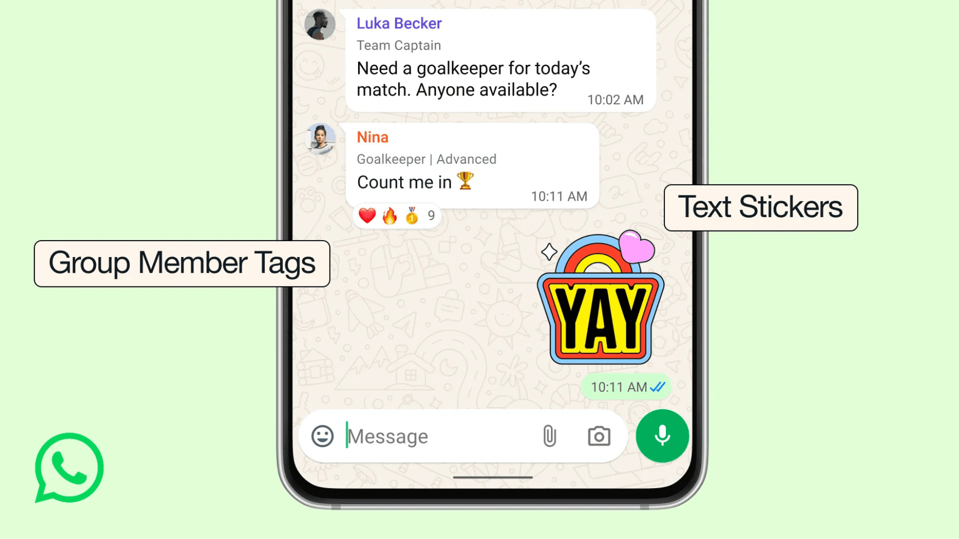 WhatsApp's New Features: Best Tags and Stickers Ever!