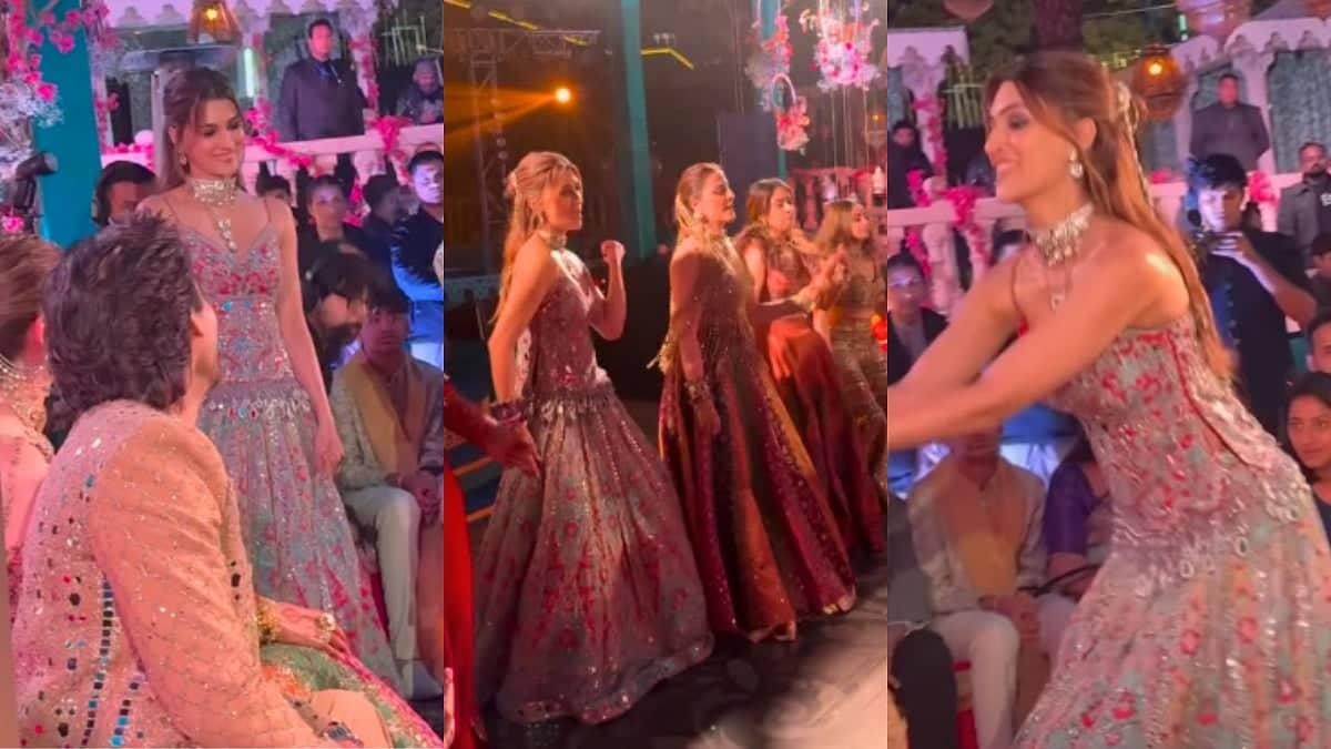 Kriti Sanon Dances Like a Champion at Nupur's Sangeet