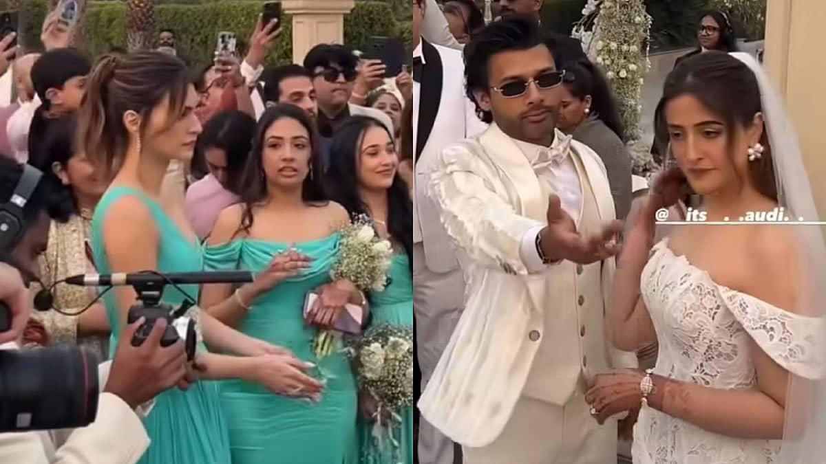 Kriti Sanon Dazzles as Bridesmaid at Nupur's Wedding Event