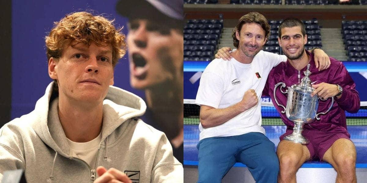 Jannik Sinner Reacts to Alcaraz's Shocking Coach Split