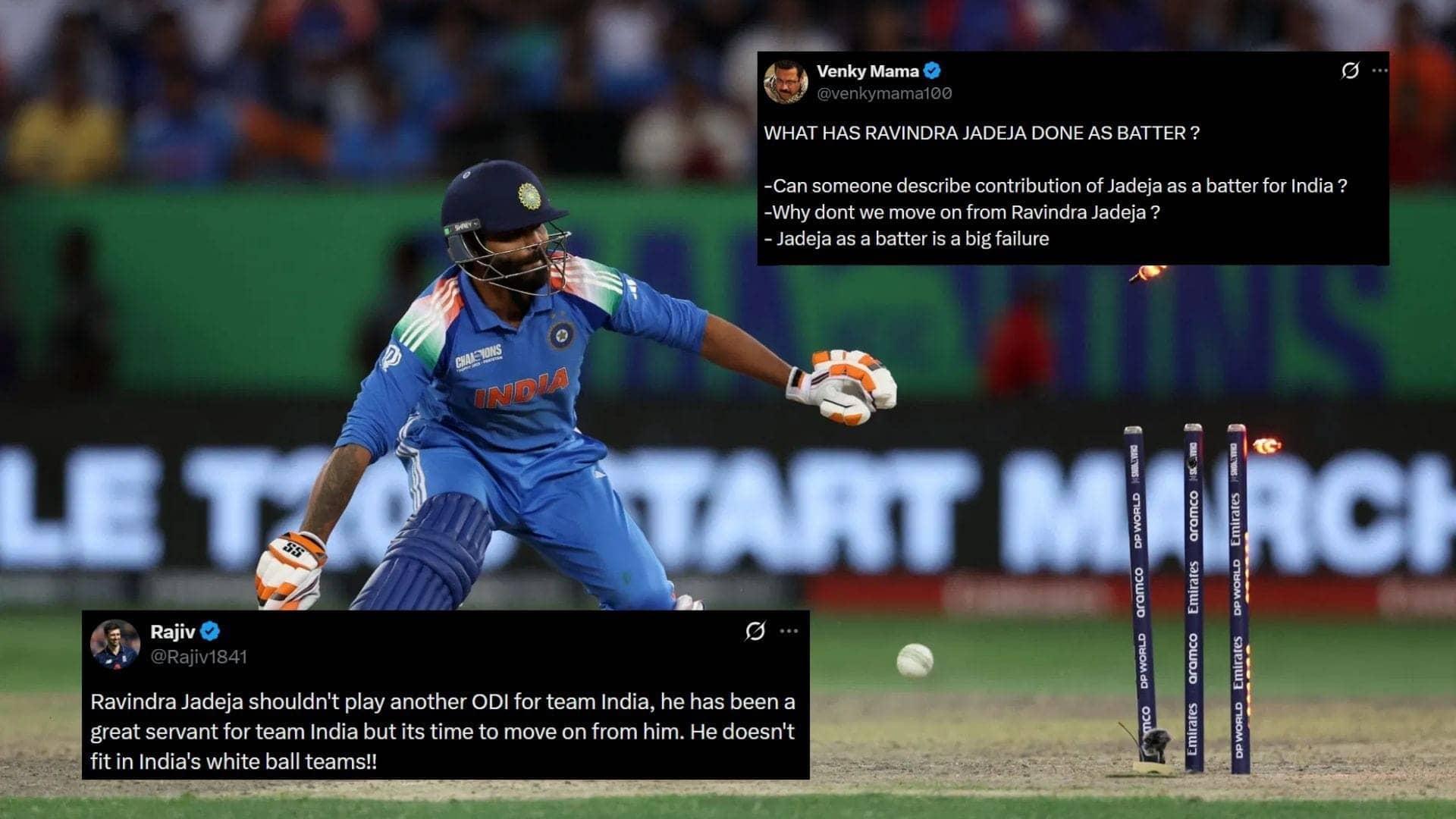 Ravindra Jadeja ki batting flop: Fans ka retirement ka demand