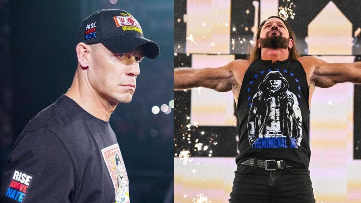 John Cena's Post Fuels AJ Styles Retirement Speculation
