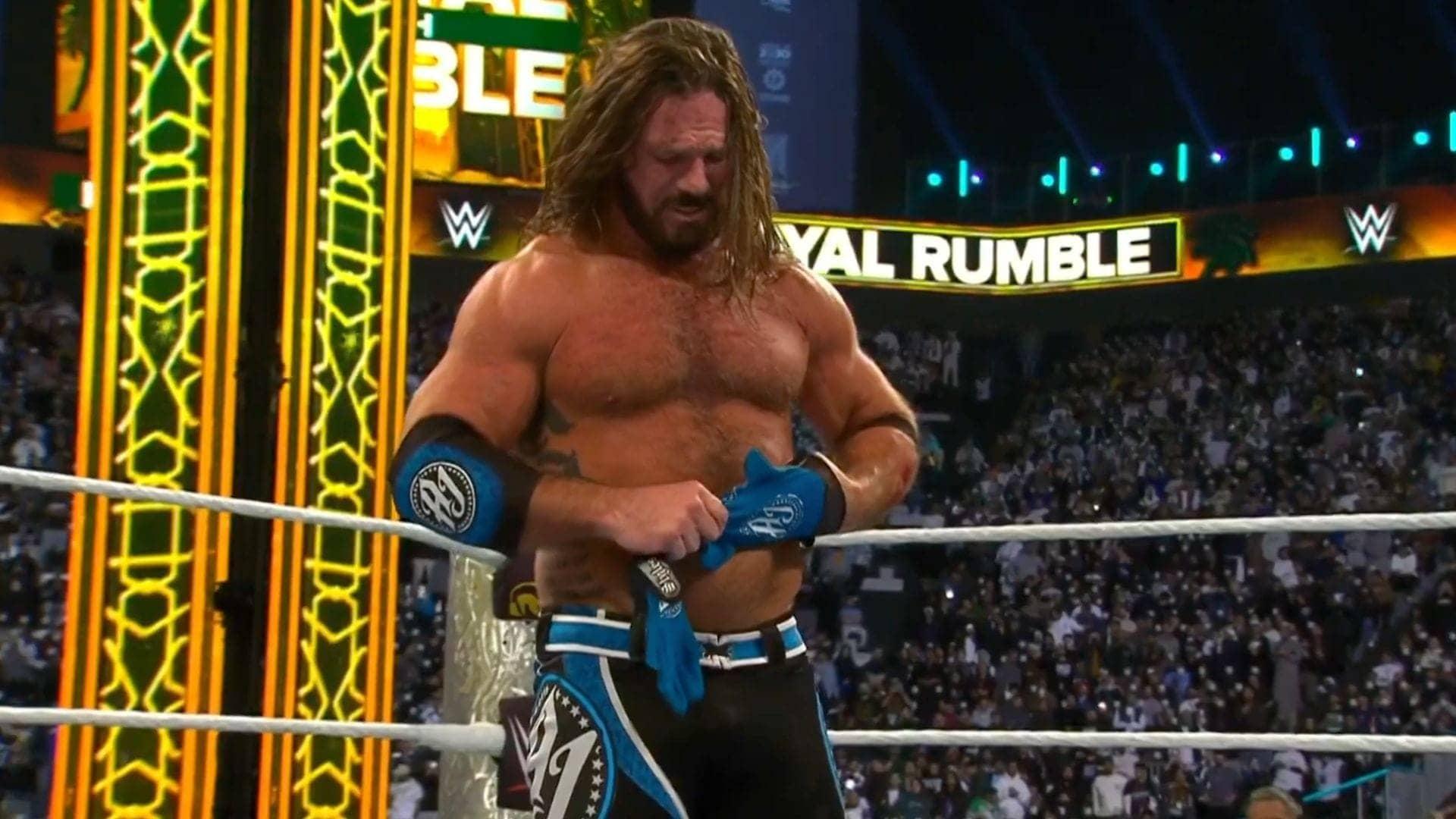 AJ Styles Makes Grand Exit at Royal Rumble Showdown