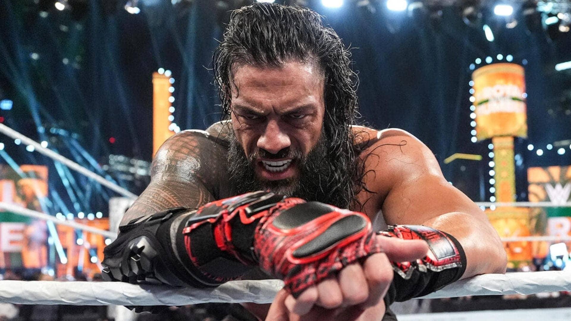 Major WWE star sends message after being eliminated by Roman Reigns in the Royal Rumble
