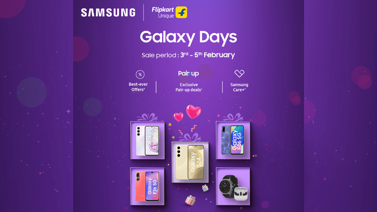 Flipkart's Galaxy Days: Unmissable Deals on Samsung Gear!