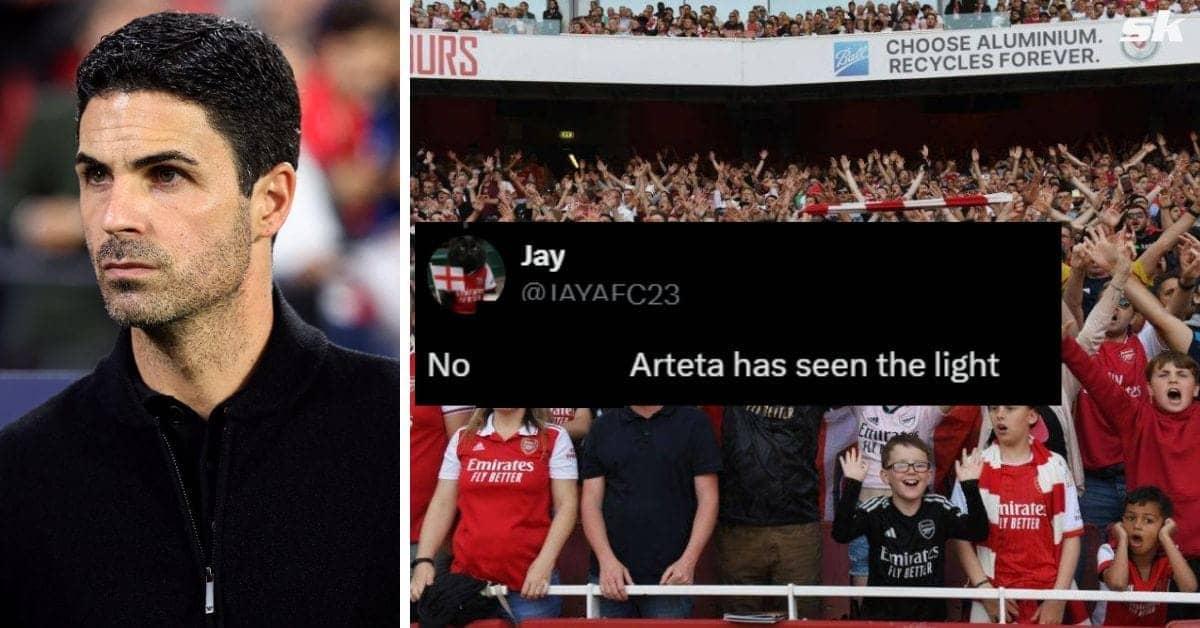 Arsenal Fans Go Bonkers as Odegaard Takes a Breather, Victory Awaits