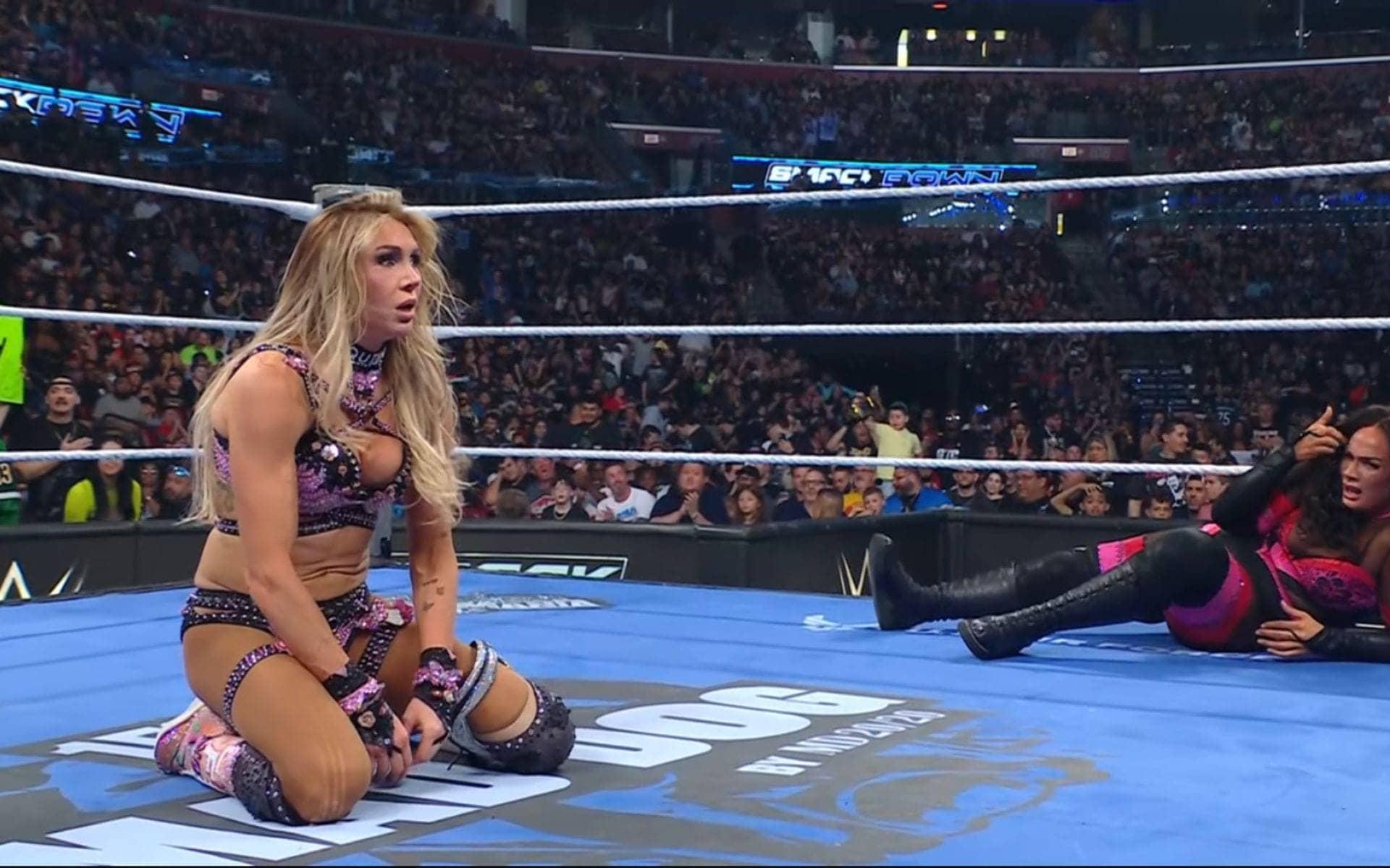 Upset of the year on SmackDown as Charlotte Flair suffers stunning pinfall defeat in Elimination Chamber qualifier