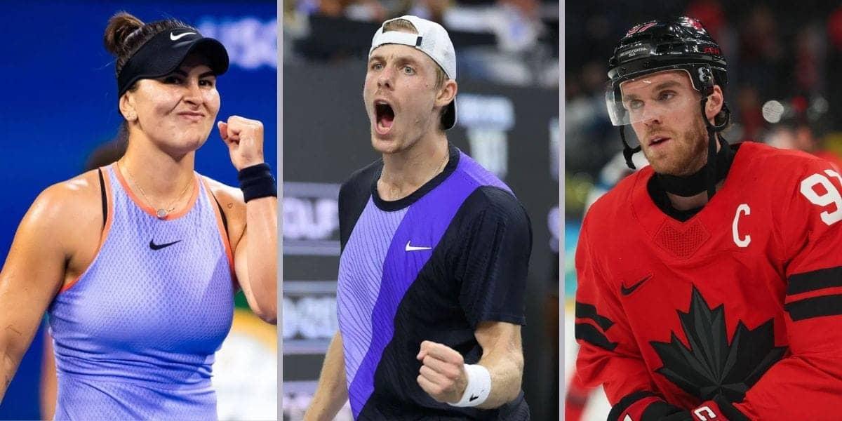 Bianca and Denis Cheer for Connor in Canada-USA Gold Game