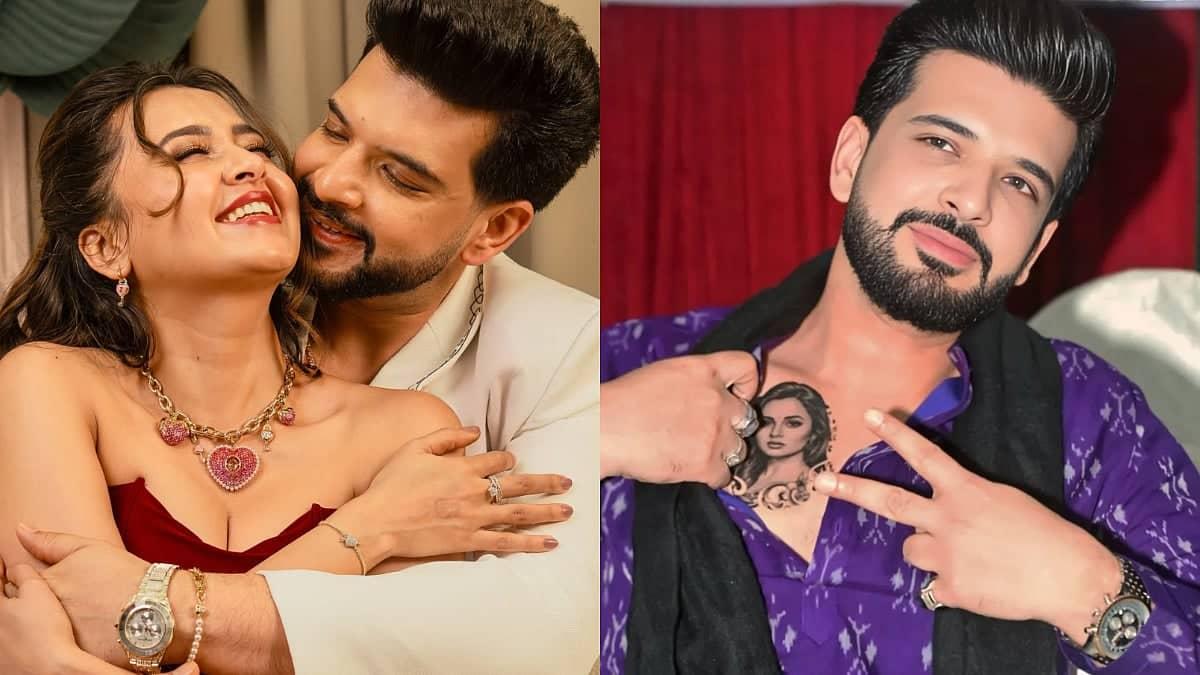 Karan Kundrra's Tattoo Reveal: Just a Temporary Surprise!