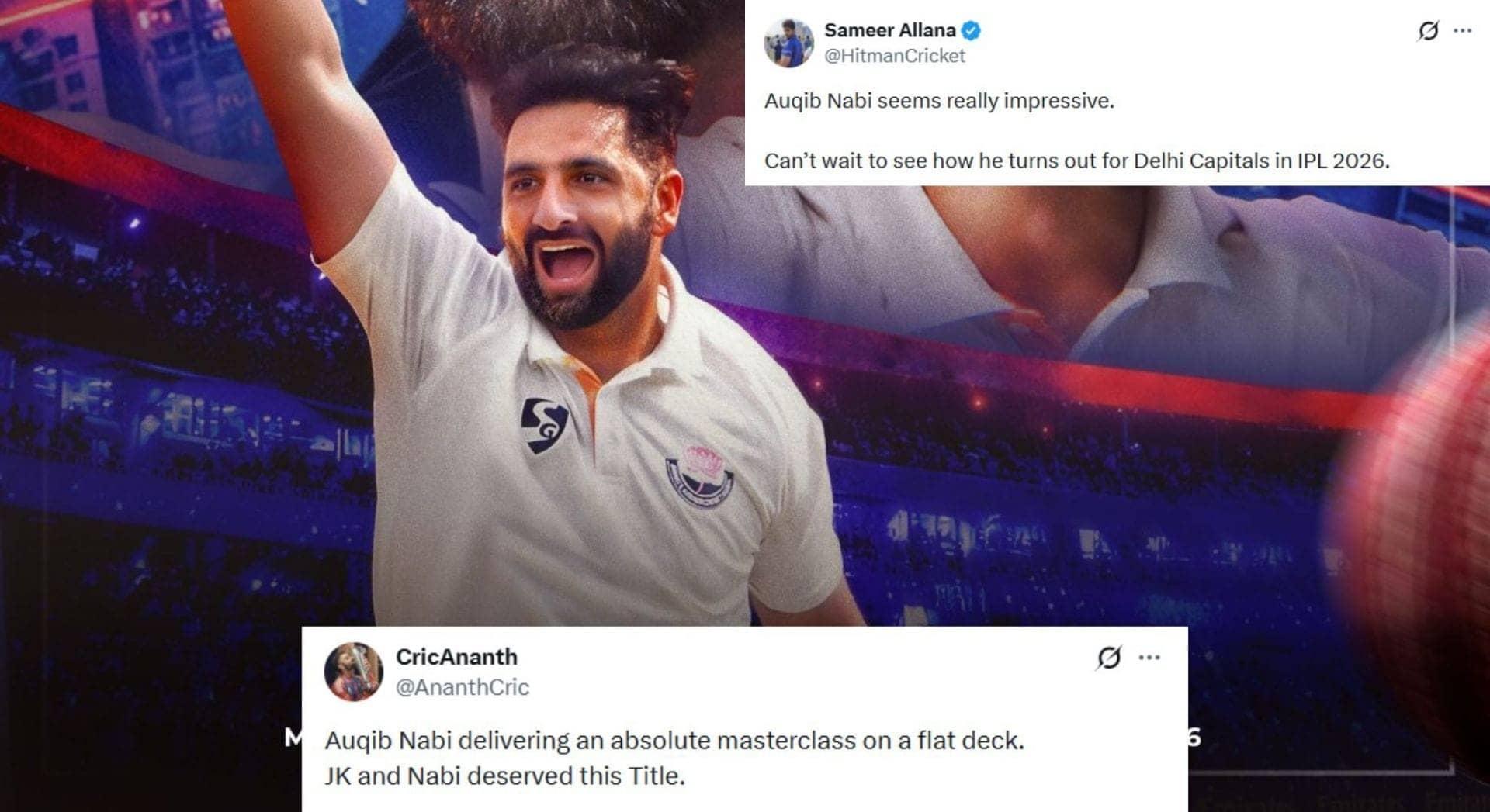 Auqib Nabi: The Bowling Sensation Takes Karnataka Down