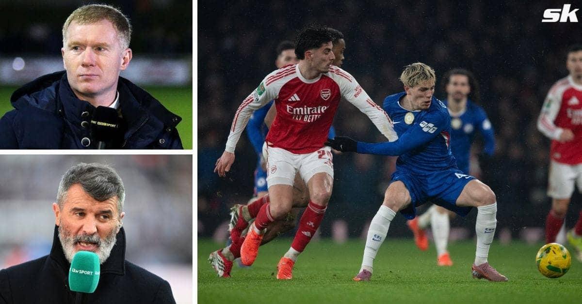 Paul Scholes and Roy Keane's Epic Predictions for Arsenal vs Chelsea