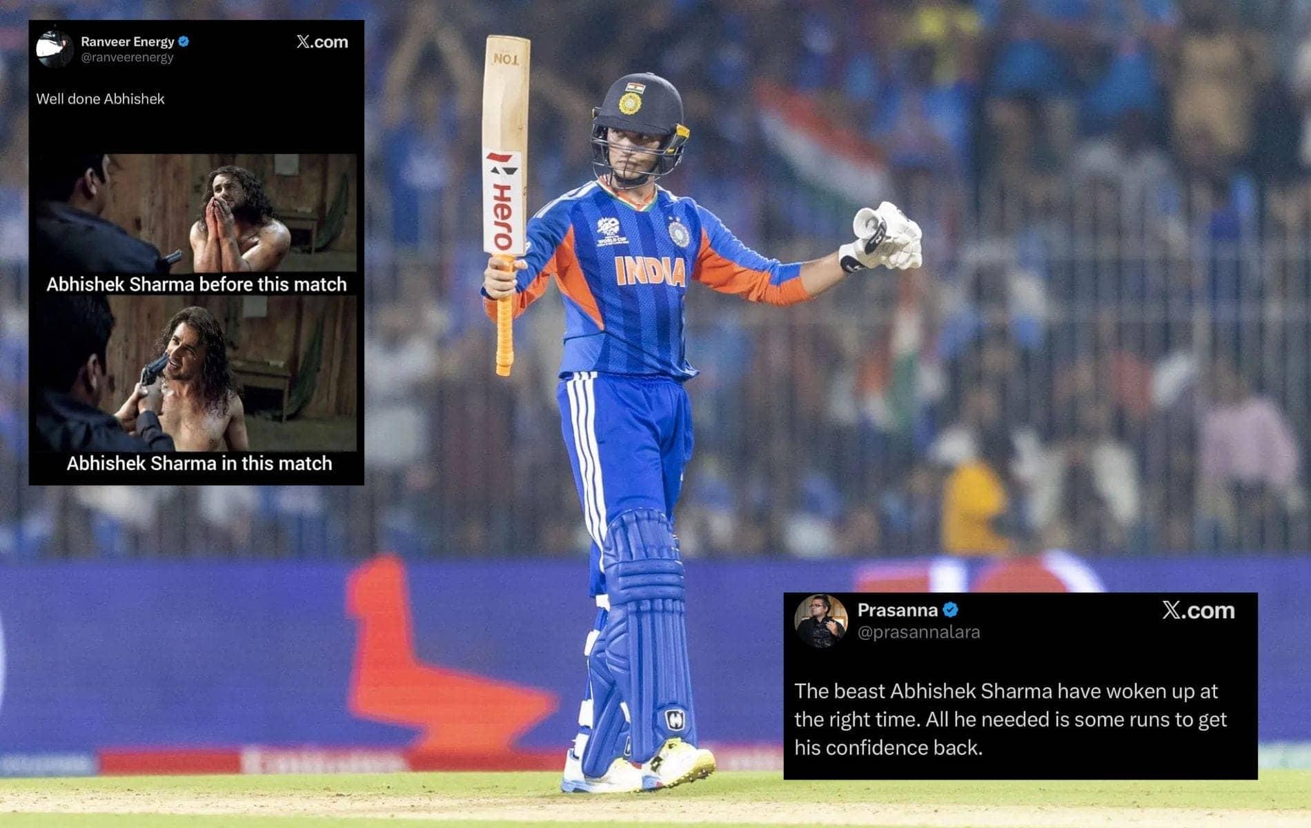 Abhishek Sharma Shocks Critics with a 55-Run Spectacle