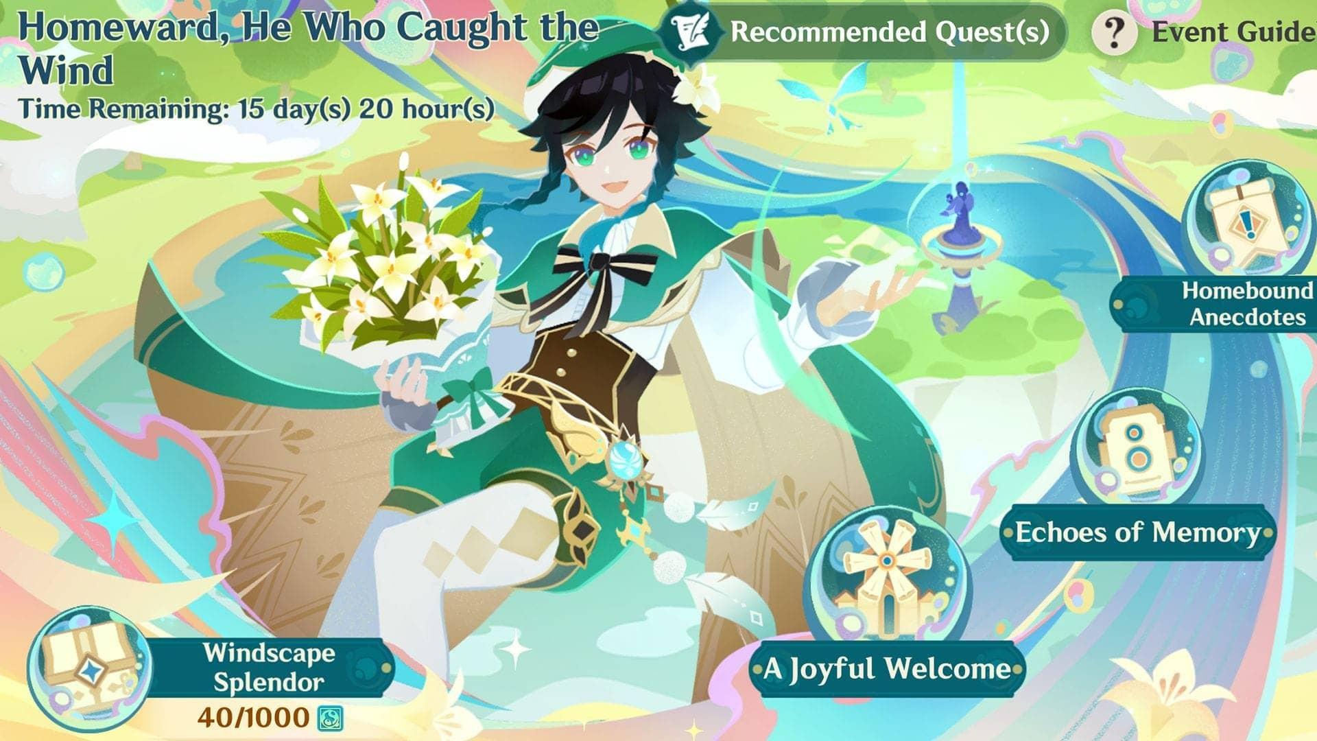 Genshin Impact ka Maza: Homeward Event ki Jhalak