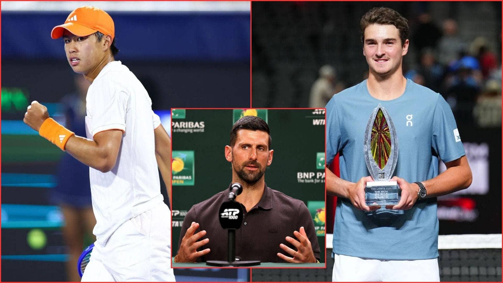 Djokovic Hails Learner Tien, Fonseca's Fame Showdown