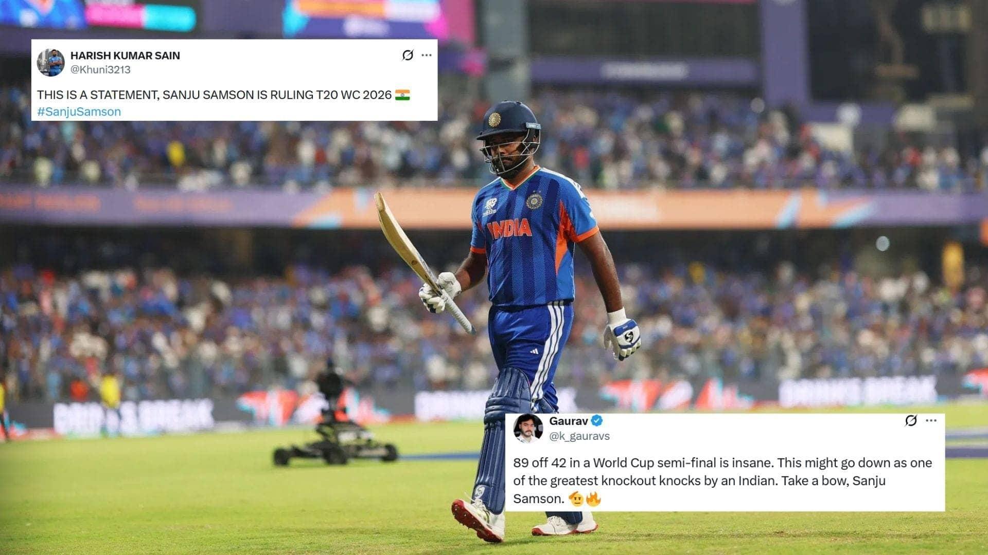 Sanju Samson's Unbelievable 89: Wankhede's New King!