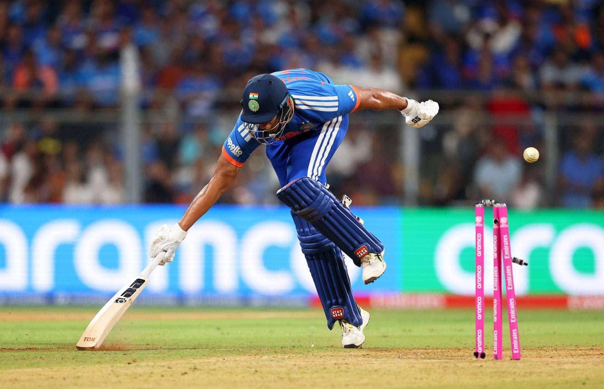 Harry Brook produces brilliant direct hit to run out Shivam Dube for 43 in IND vs ENG T20 World Cup 2026 semifinal clash