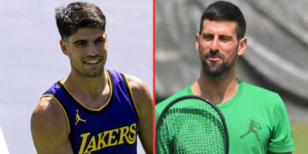 Carlos Alcaraz & Novak Djokovic's Epic Reunion at Indian Wells