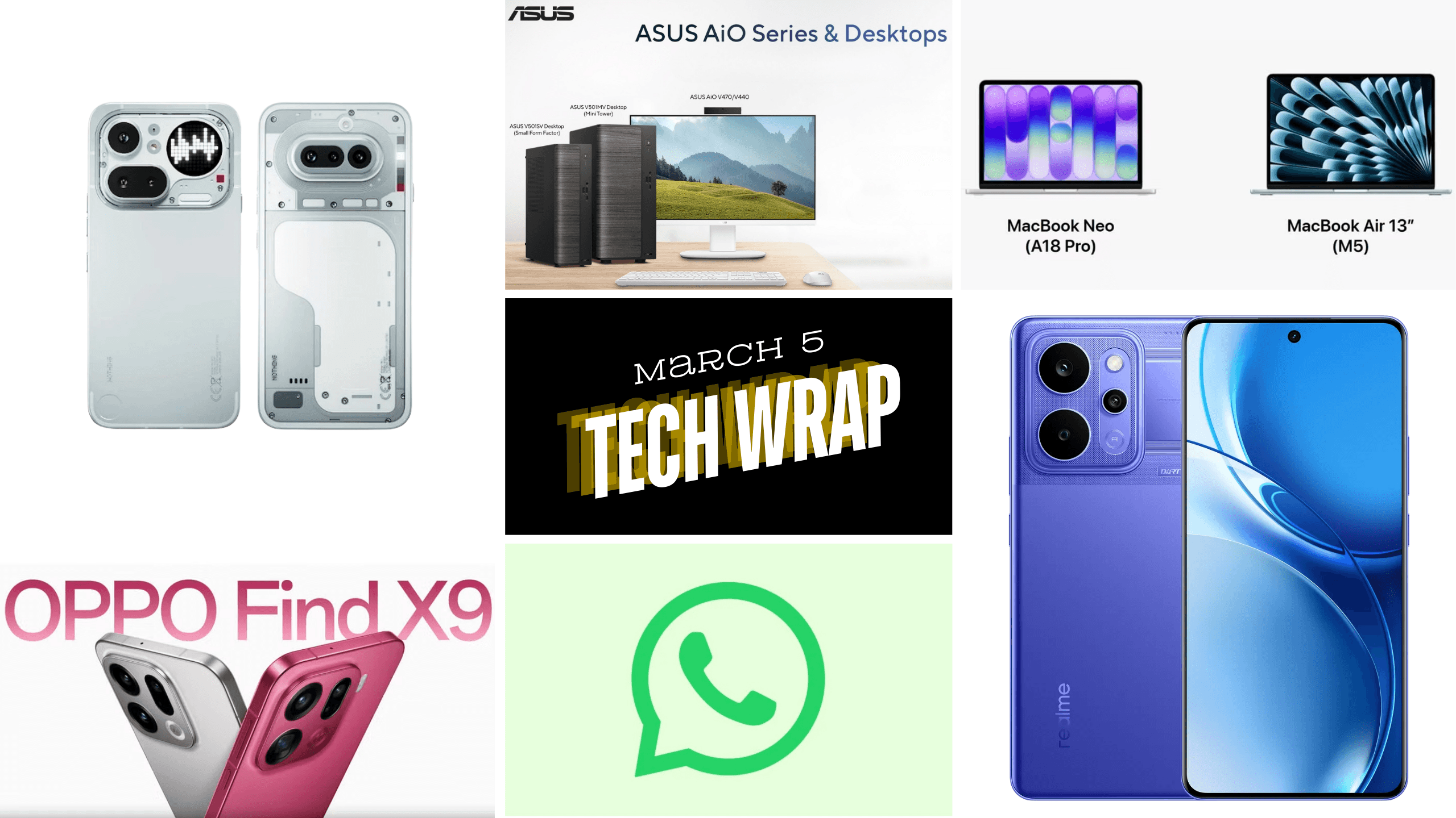 Tech Showdown: Nothing, Realme, and ASUS Bring the Heat!