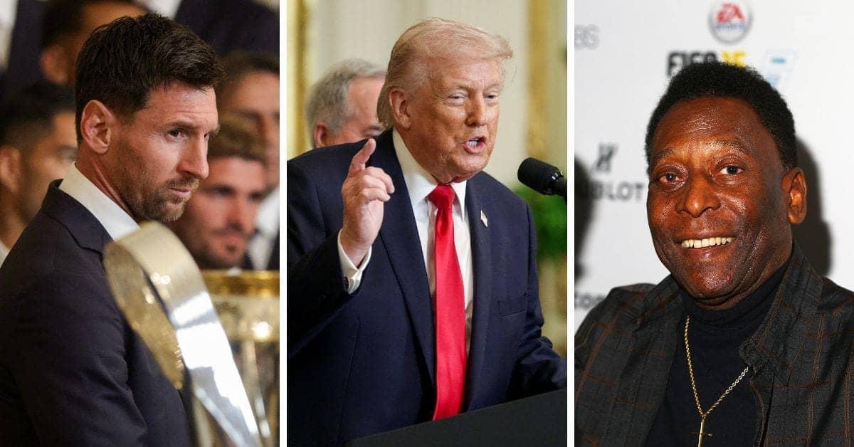 Trump Declares Messi the GOAT, Pelé Who?!