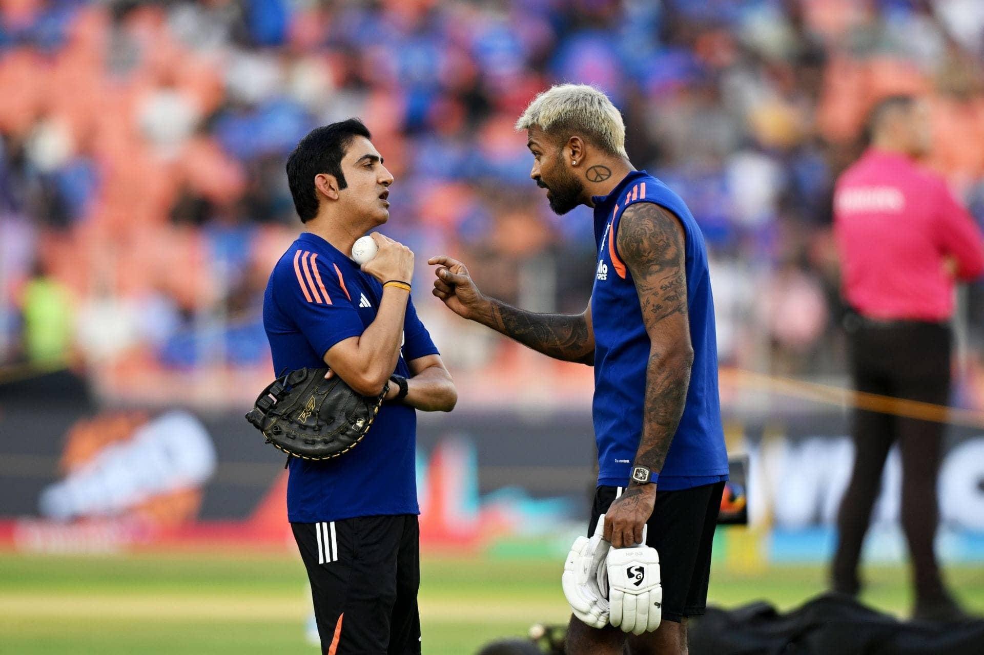 Hardik Pandya Introduces Girlfriend to Gambhir Before Final