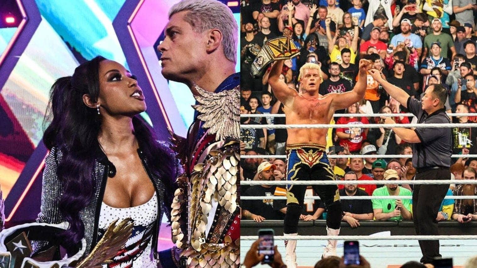 Cody Rhodes Steals WWE Championship, Brandi Cheers Like Royalty