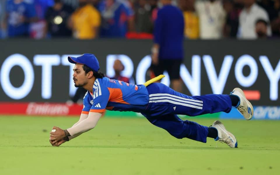Ishan Kishan's Unbelievable Catch Shocks T20 World Cup Final