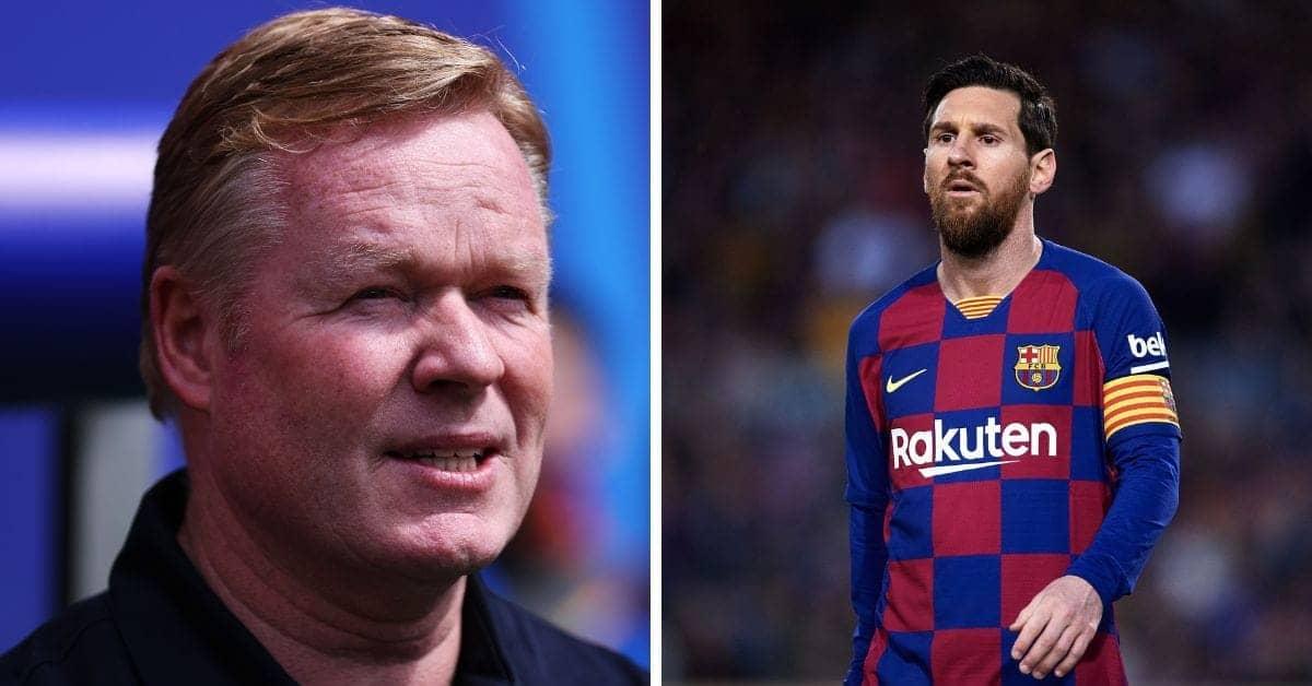 Koeman reveals Messi only passes to those he respects