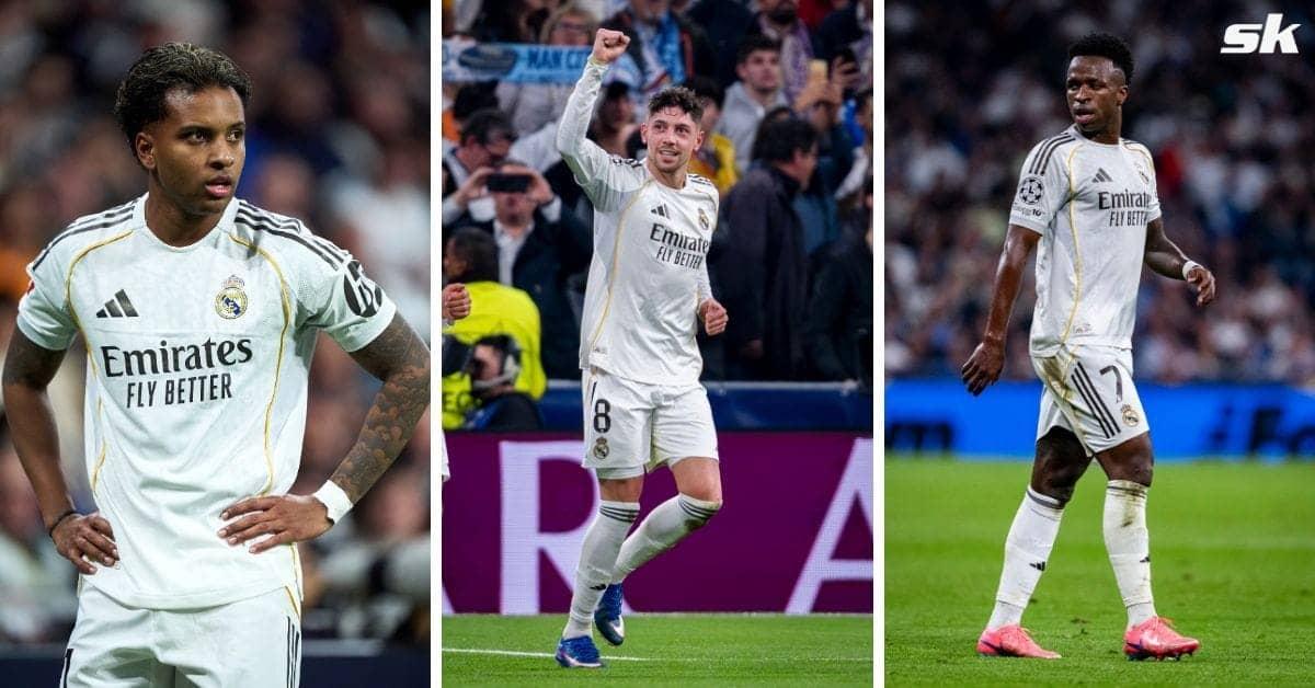Real Madrid duo Vinicius and Rodrygo react as Fede Valverde sums up scoring hat-trick vs Man City with 3-word message