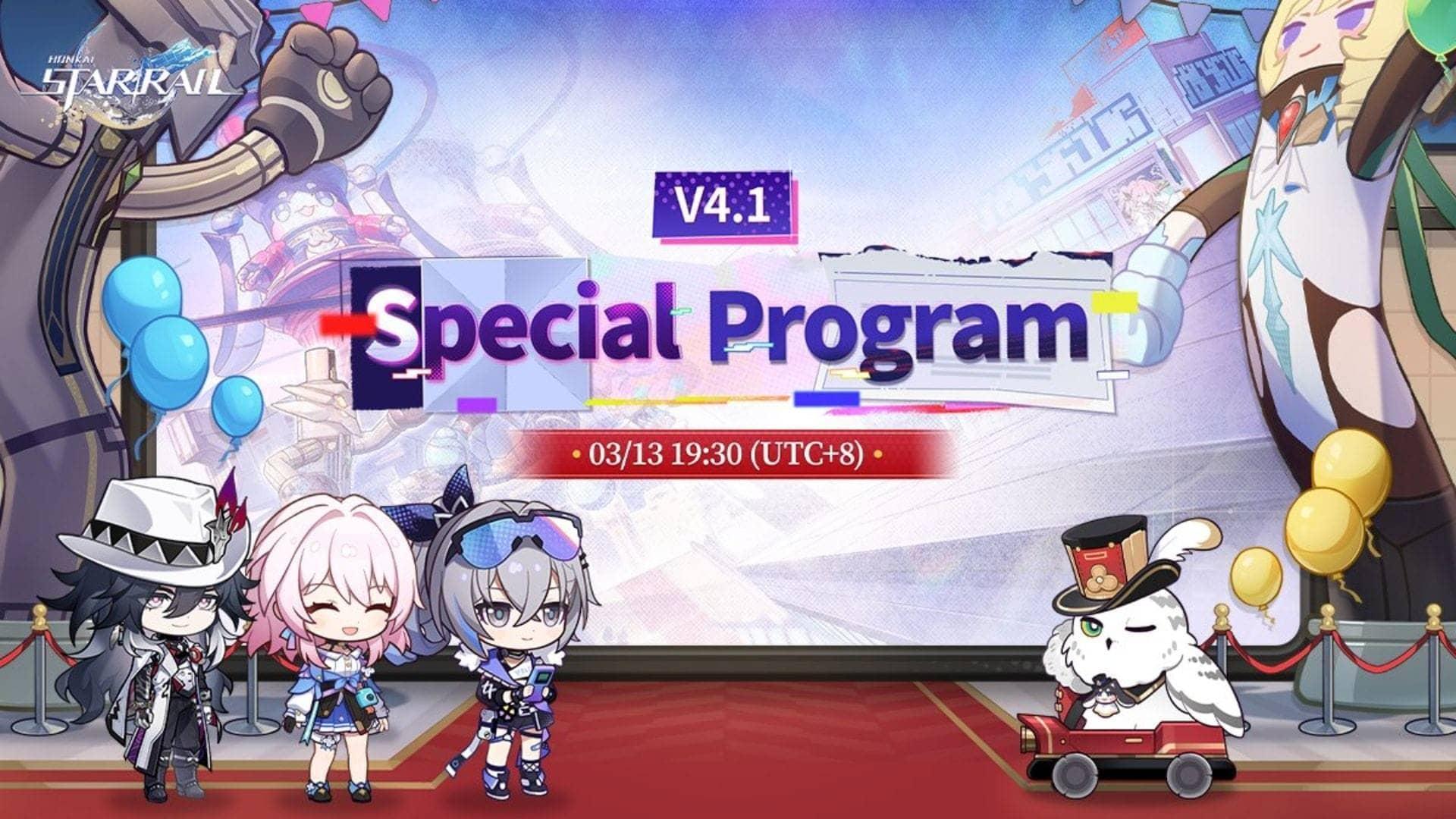 Honkai Star Rail 4.1 livestream codes release date and countdown