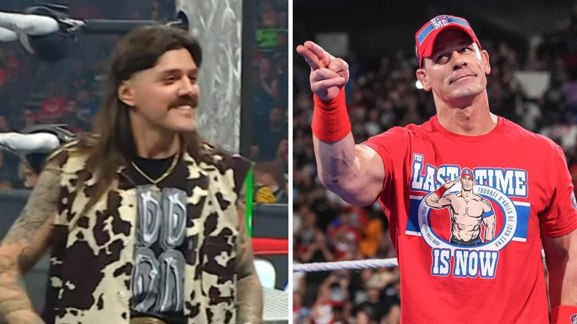 Dominik Mysterio breaks character for WWE legend John Cena: "Super surreal"