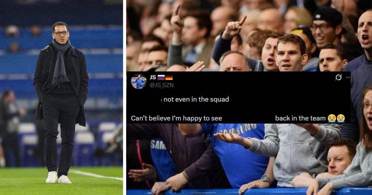 Chelsea Fans Celebrate Jorgensen's Bench Spot vs Newcastle