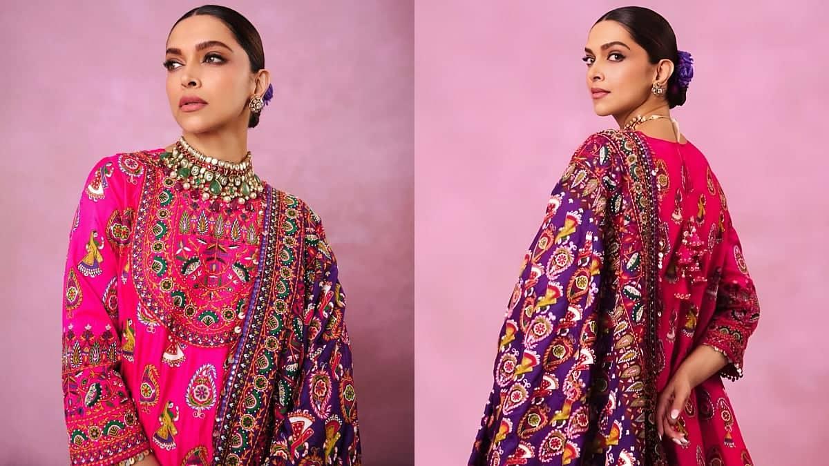 Deepika Shines in Rani Pink for Wedding Season Fun!
